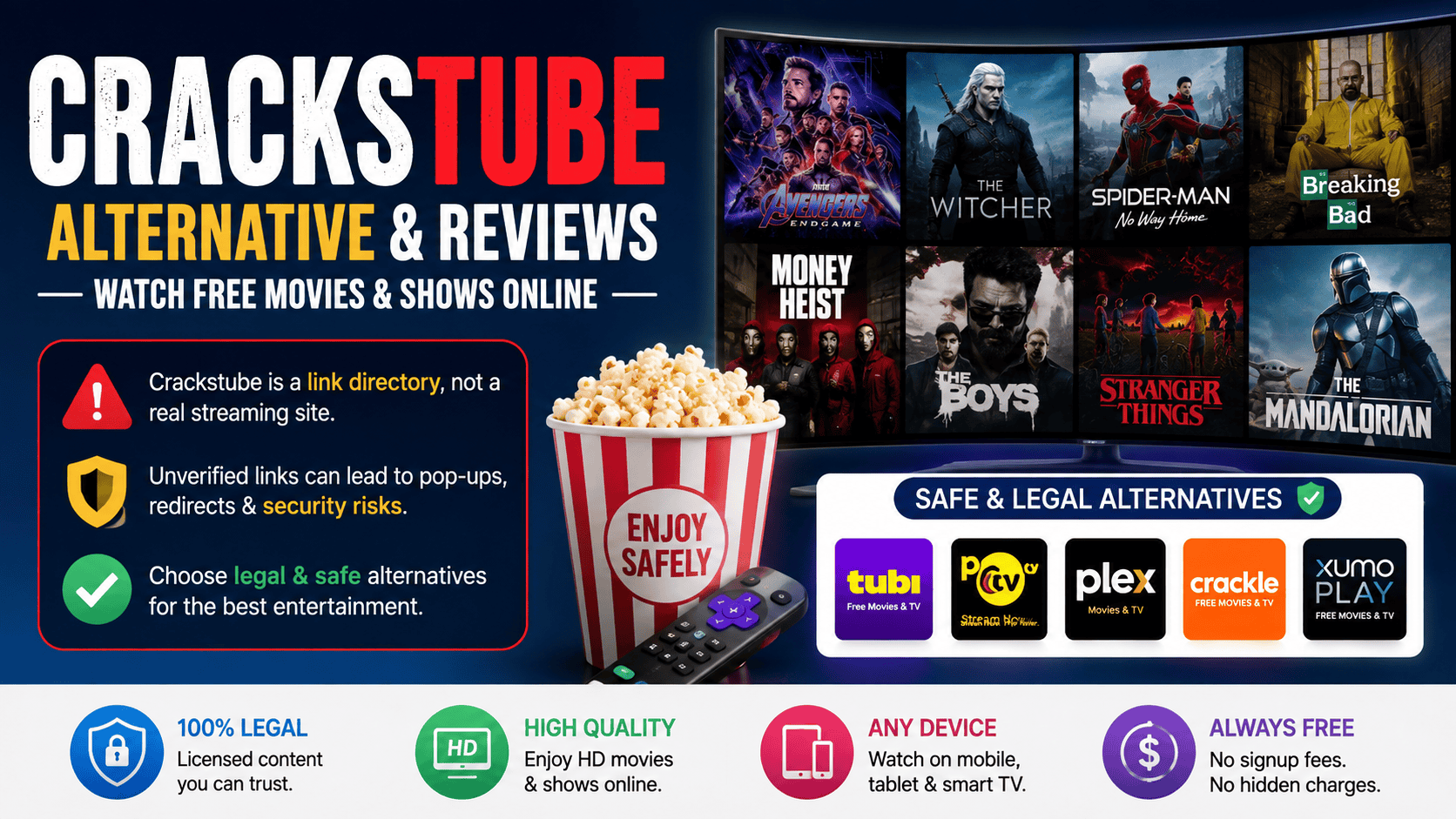Crackstube Alternative & Reviews | Watch Free Movies & Shows Online